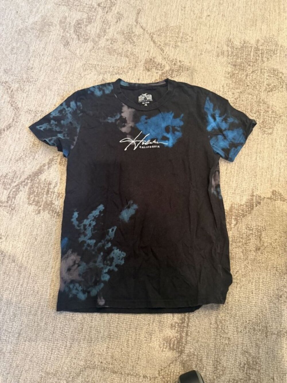 Black Blue Hollister Graphic Tee XS NWT
